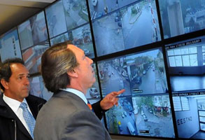 La provincia de Buenos Aires inauguró un centro de monitoreo de cámaras