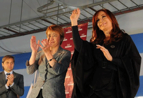 La presidenta reabrió la planta de Aurora Grundig en Ushuaia