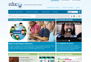 El portal Argentino Educ.ar ganó el Premio Internacional de Educación y TIC