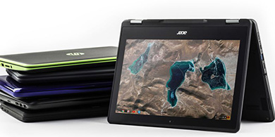 Acer y Asus lanzan nuevas Chromebooks con stylus para el aula