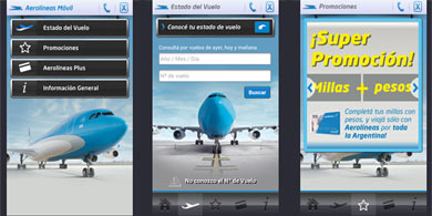 Aerolneas Argentinas lanz una App para el Check-in Mvil