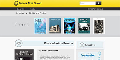 La Ciudad lanz su Biblioteca Digital con ms de 300 ebooks