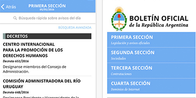 El Boletn Oficial del Gobierno ya tiene su propia app