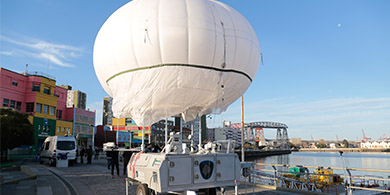 La Ciudad lanz un globo tech para la seguridad Cmo funciona?