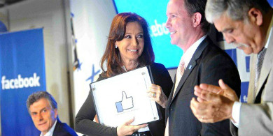 Facebook inaugur oficinas en Buenos Aires, con Cristina y Macri