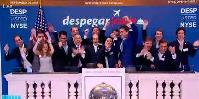 Eufrica, Despegar.com toc la campana del NYSE