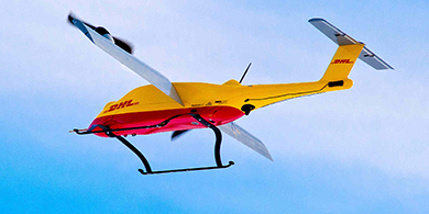 Un dron de DHL concret la primer entrega a un usuario