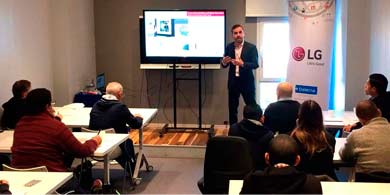 Distecna y LG capacitaron al canal en Digital Signage