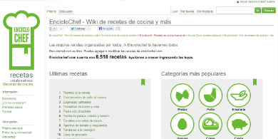 La wiki Enciclochef.com super las 8.500 recetas