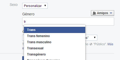 Facebook lanz en Argentina 54 opciones para personalizar el gnero