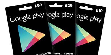 Las tarjetas de Google Play llegan a Mxico