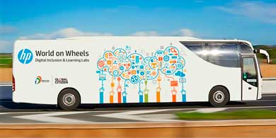 World on Wheels, la iniciativa de HP para impulsar la educacin en India