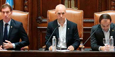 Como Macri, Larreta habl de tecnologa en la Legislatura