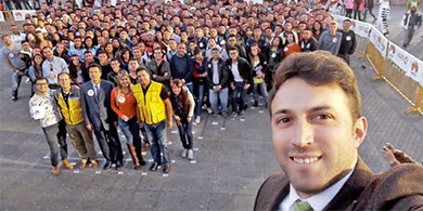 De la mano de Huawei, Bolivia entr al Guinnes de la selfies