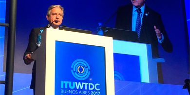 Ibarra inaugur el WTDC-17 y anunci un 