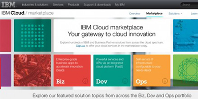 IBM abre su tienda de aplicaciones en nube