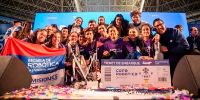 5 estudiantes argentinos quieren ganar el Mundial de Robtica con Julito