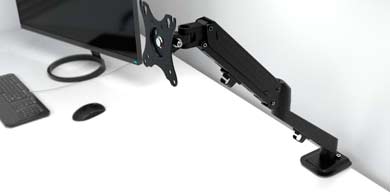 Klip Xtreme lanz un nuevo soporte para monitores con mecanismo neumtico