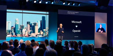 Las 2 dimensiones de la transformacin segn Satya Nadella, en Microsoft Inspire 2023