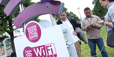 Estas son las 12 nuevas Zonas WiFi gratis de Bogot