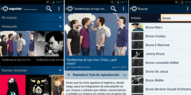 Napster se renueva y llega a Chile con Movistar