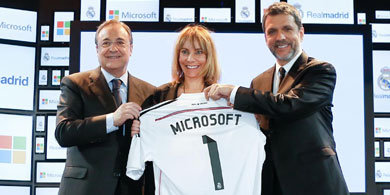 Microsoft y Real Madrid firman un acuerdo millonario