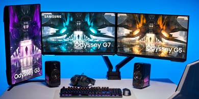 G7, G5 y G3, los nuevos monitores gaming Odyssey de Samsung