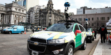 Los autos de Google Street View empezaron hoy a recorrer el pas