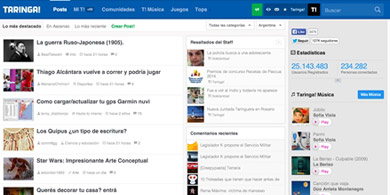 Taringa es la segunda red social en Argentina