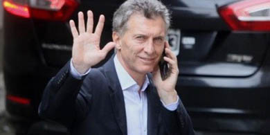 Macri abri su canal en Telegram. 