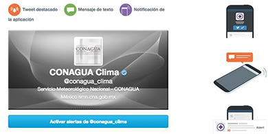 Twitter alertar emergencias climticas en Mxico