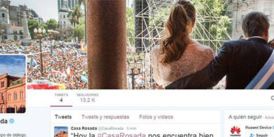 Tras la polmica, la Casa Rosada abri nueva cuenta en Twitter