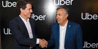 Mendoza le di la bienvenida a Uber