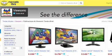 ViewSonic abre su tienda oficial en MercadoLibre