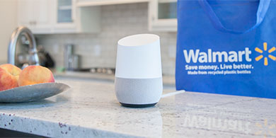 Wallmart y Google se unen para que compremos con la voz